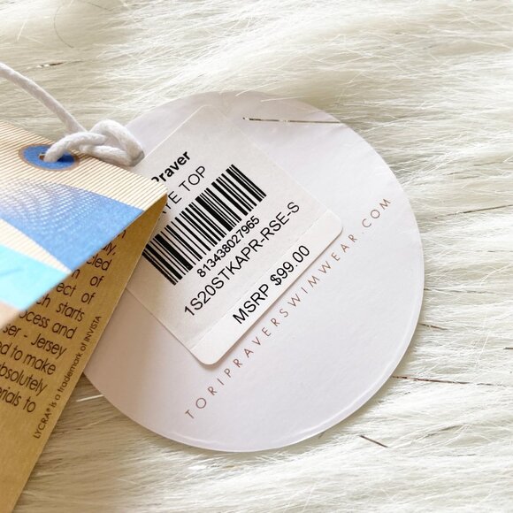 NEW Tori Praver Kaye Rose Gold Knot Bikini Top - Picture 6 of 9